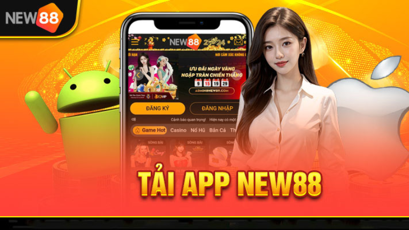 Tải app new88, giao diện bắt mắt, tính năng nổi trội